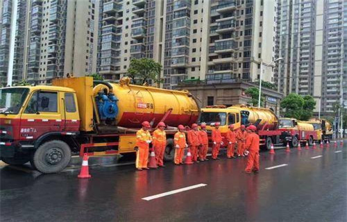 龙山市政管道清淤